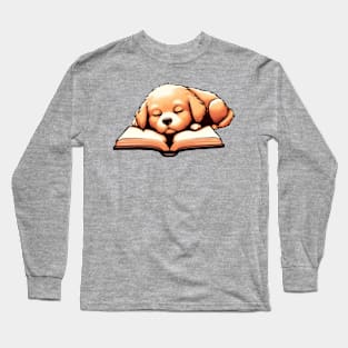 Reading Dog Long Sleeve T-Shirt